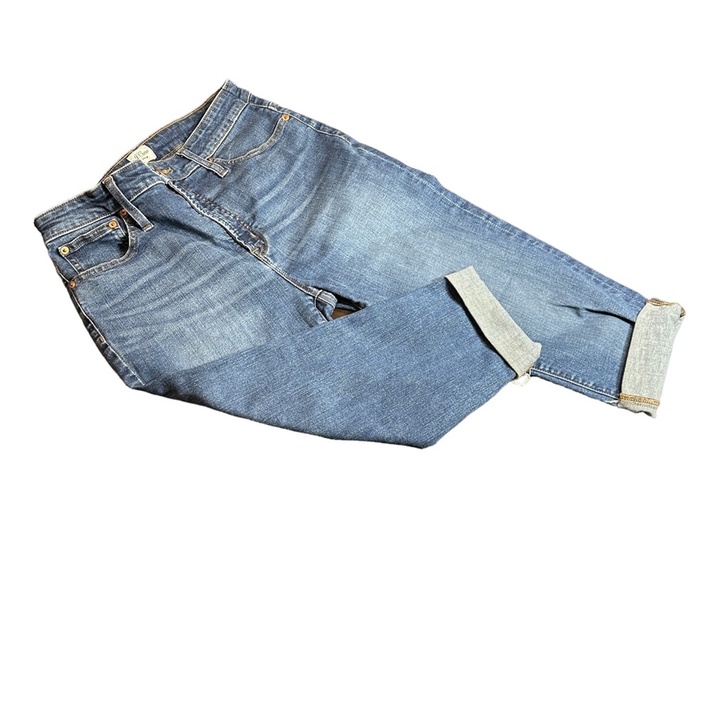 J. Crew‎ Curvy toothpick jean Capri SZ 30T